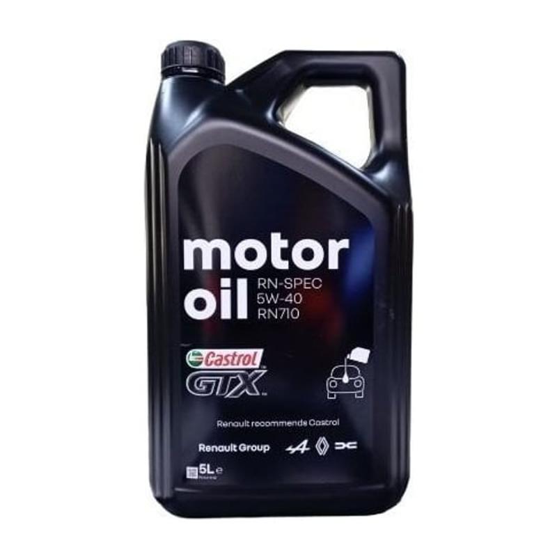Aceite de motor sintético 5W40 5L - Castrol Renault Original RN0710