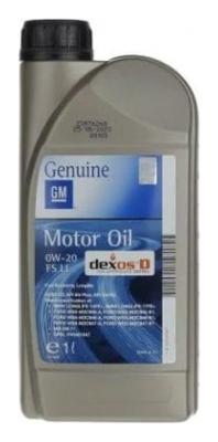 Aceite de motor sintético 0W20 1L - Opel GM FS LL dexos D