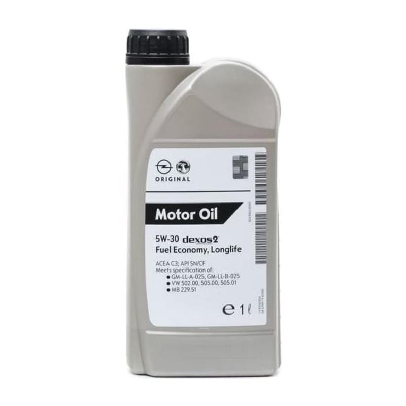 Aceite de motor sintético 5W30 1L - Opel GM dexos2 Long Life