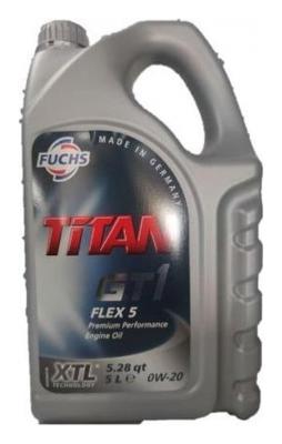 Aceite de motor sintético 0W20 5L - Fuchs GT1 Flex 5
