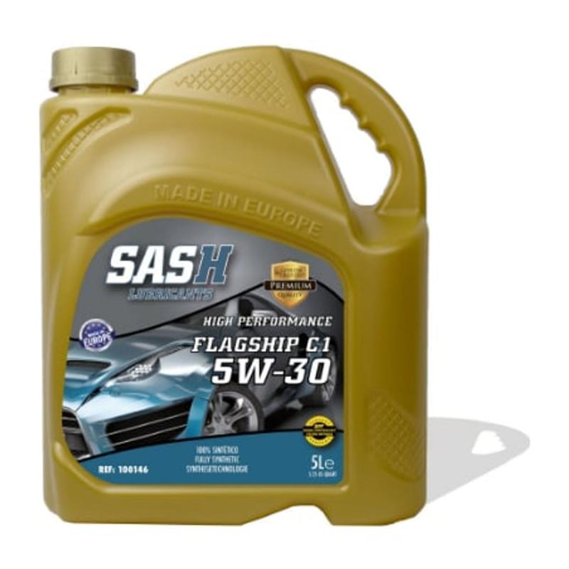 Aceite de motor sintético 5W30 5L - Sash Flagship C1