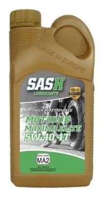 Aceite de moto 4 tiempos sintético 5W40 1L - Sash Moto Lub Maxima Elite