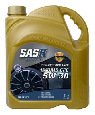 Aceite de motor sintético 5W30 5L - Sash Hybrid GF-6