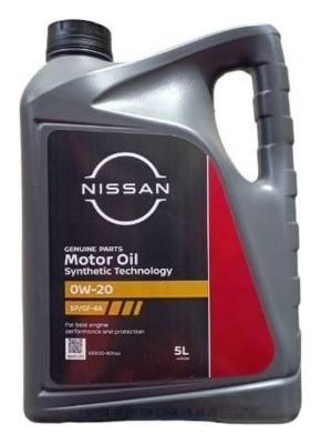 Aceite de motor sintético 0W20 5L - Nissan Aceite Original