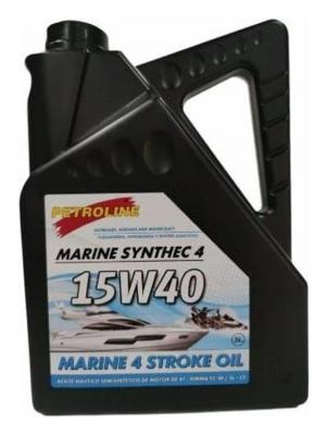 Aceite de motor náutico 4 tiempos semisintético 15W40 5L - Petroline Marino Synthec