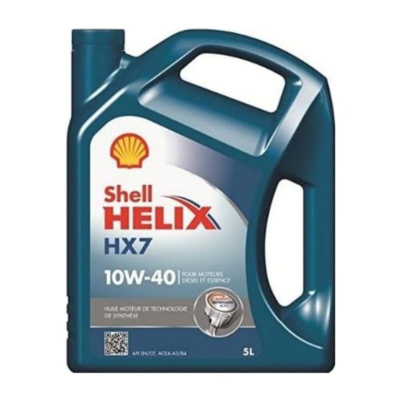 Aceite de motor semisintético 10W40 5L - Shell Helix HX7