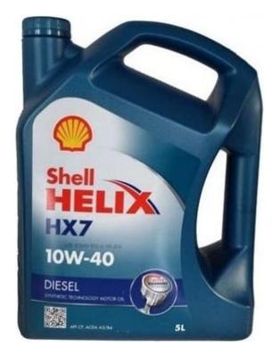 Aceite de motor semisintético 10W40 5L - Shell Helix HX7 Diesel