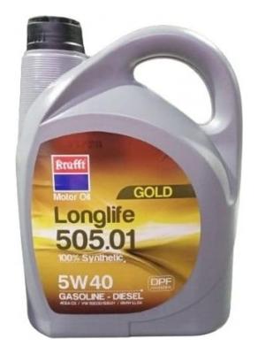 Aceite de motor sintético 5W40 5L - Krafft Gold LL 505.01