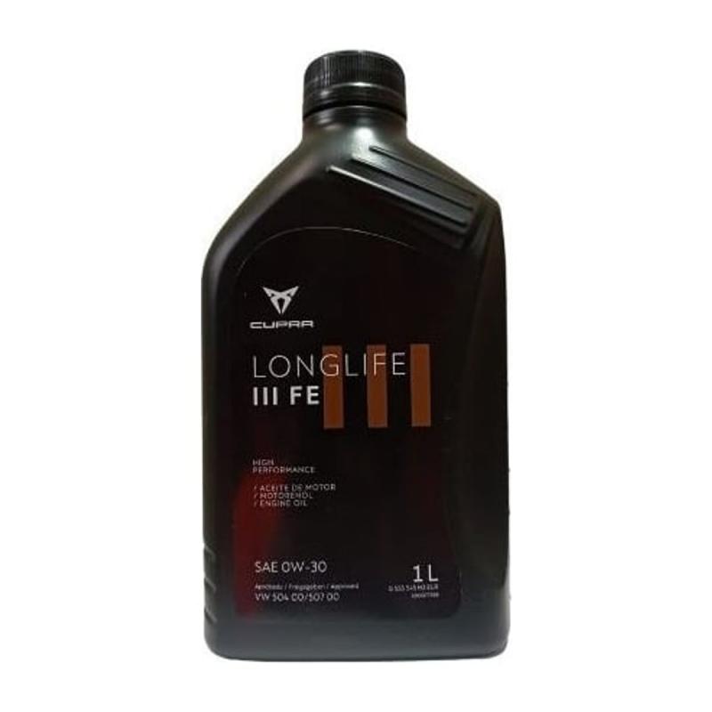 Aceite de motor sintético 0W30 1L - Cupra Original Longlife III FE