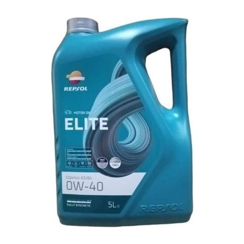 Aceite de motor sintético 0W40 5L - Repsol Elite Cosmos A3/B4
