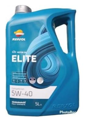 Aceite de motor sintético 5W40 5L - Repsol Elite Competición