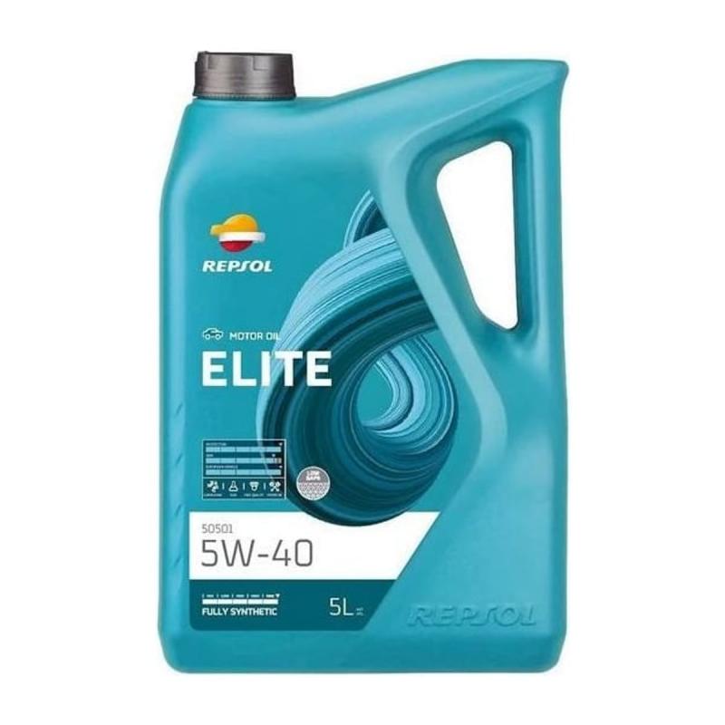 Aceite de motor sintético 5W40 ACEA A3/B4 5L - Repsol Elite 50501