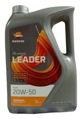 Aceite de motor mineral 20W50 5L - Repsol Leader Super