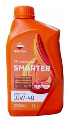 Aceite de moto 4 tiempos sintético 10W40 1L - Repsol Smarter Scooter MB
