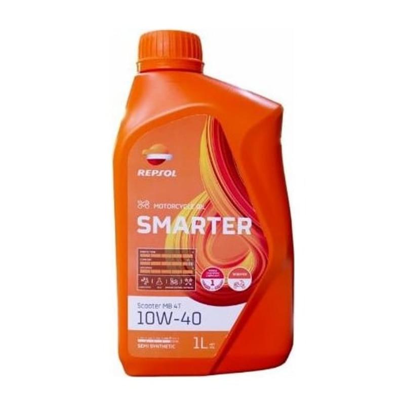 Aceite de moto 4 tiempos sintético 10W40 1L - Repsol Smarter Scooter MB
