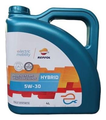 Aceite de motor sintético 5W30 4L - Repsol Hybrid