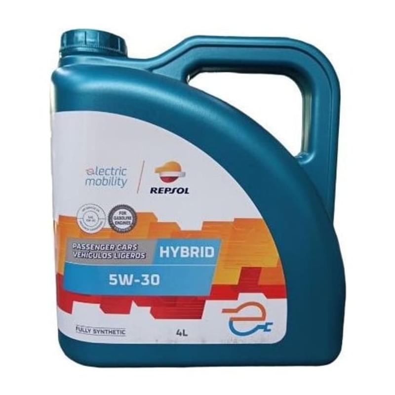 Aceite de motor sintético 5W30 4L - Repsol Hybrid