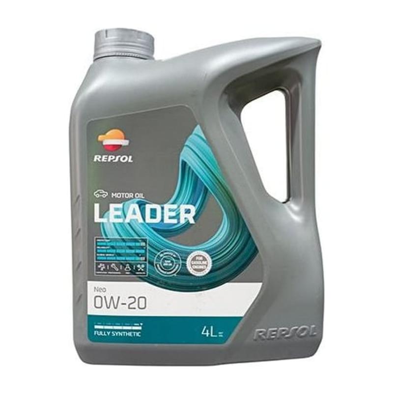 Aceite de motor sintético 0W20 4L - Repsol Leader Neo