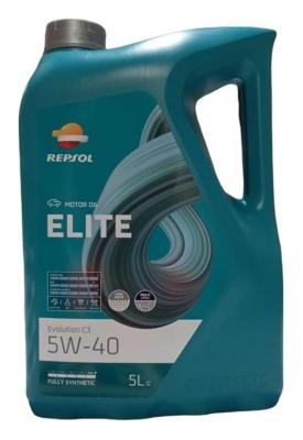 Aceite de motor sintético 5W40 5L - Repsol Elite Evolution C3