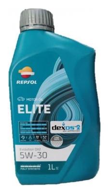 Aceite de motor sintético 5W30 1L - Repsol Elite Evolution DX2