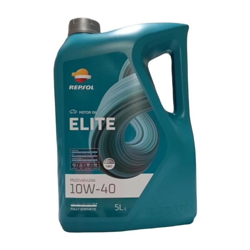 Aceite de motor semisintético 10W40 5L - Repsol Elite Multiválvulas