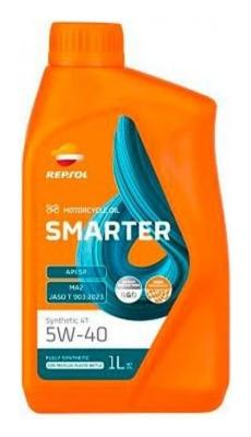 Aceite de moto 4 tiempos sintético 5W40 1L - Repsol Smarter Synthetic 4T