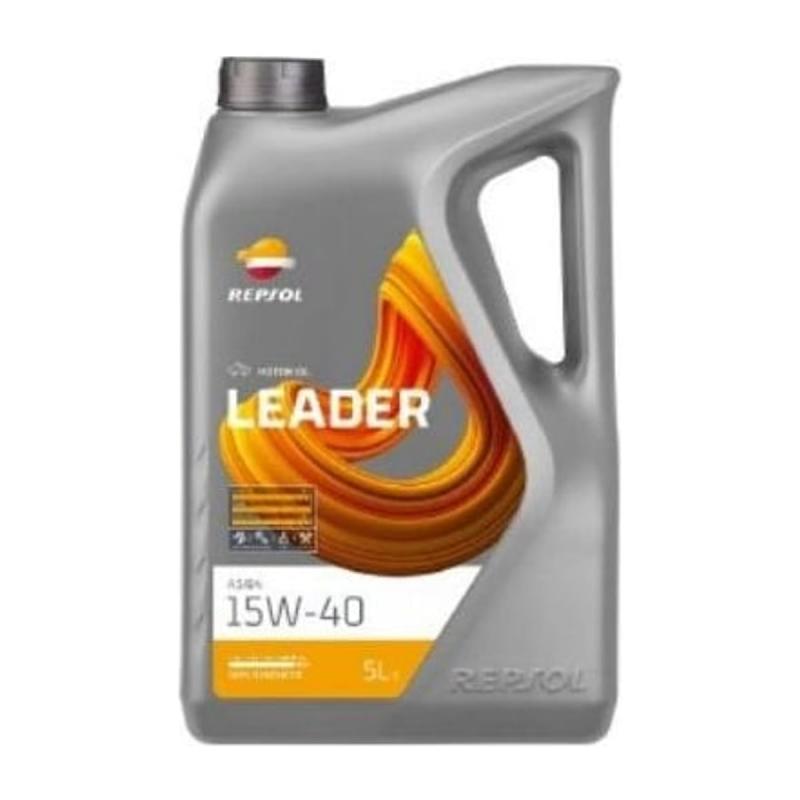 Aceite de motor mineral 15W40 5L - Repsol Leader A3/B4