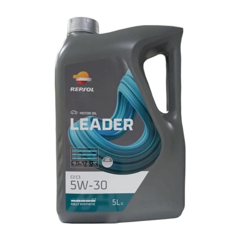 Aceite de motor sintético 5W30 5L - Repsol Leader C2/C3