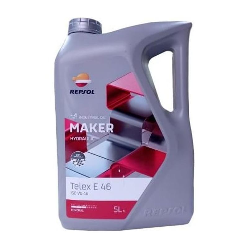 Aceite hidráulico ISO 46 5L - Repsol Maker Telex E46