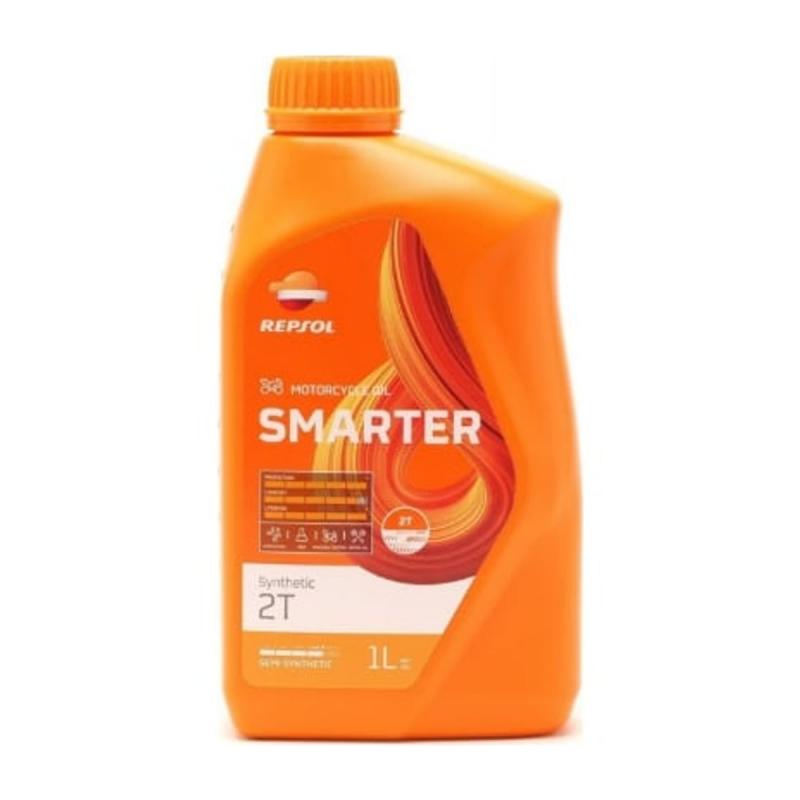 Aceite de moto 2 tiempos sintético 1L - Repsol Smarter Synthetic 2T