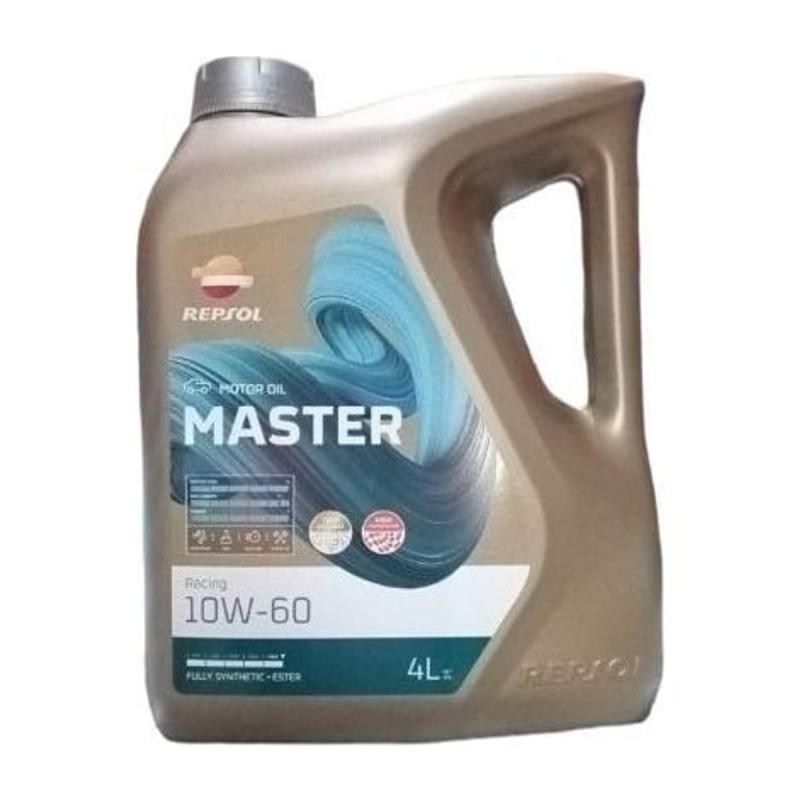 Aceite de moto 4 tiempos sintético 10W60 4L - Repsol Master Racing