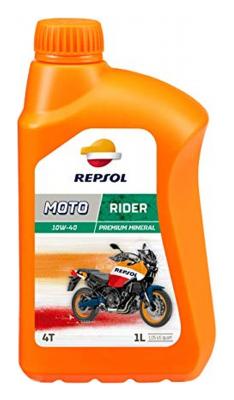 Aceite de moto 4 tiempos semisintético 10W40 1L - Repsol Rider 4T