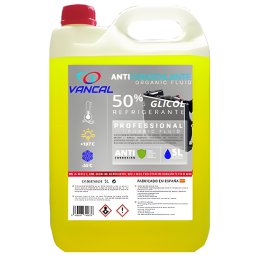 Anticongelante refrigerante orgánico 50% 5L - Vancal
