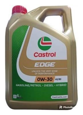 Aceite de motor sintético 0W30 4L - Castrol Edge A5/B5