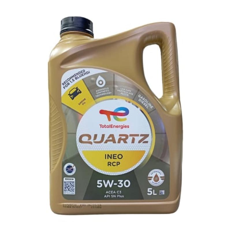 Aceite de motor sintético 5W30 ACEA C3 5L - TotalEnergies Quartz Ineo RCP