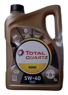 Aceite de motor sintético 5W40 5L - TotalEnergies Quartz 9000