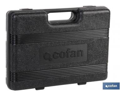 Maletín de herramientas 94 piezas 1/4" y 1/2" - Cofan