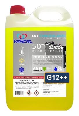 Anticongelante refrigerante orgánico G12++ 50% - Vancal