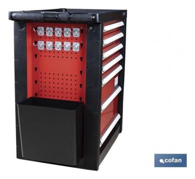 Cubo de desperdicios para carro de herramientas Security - Cofan