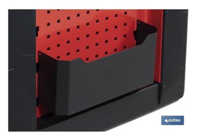 Portarrecipientes para carro de herramientas Security - Cofan
