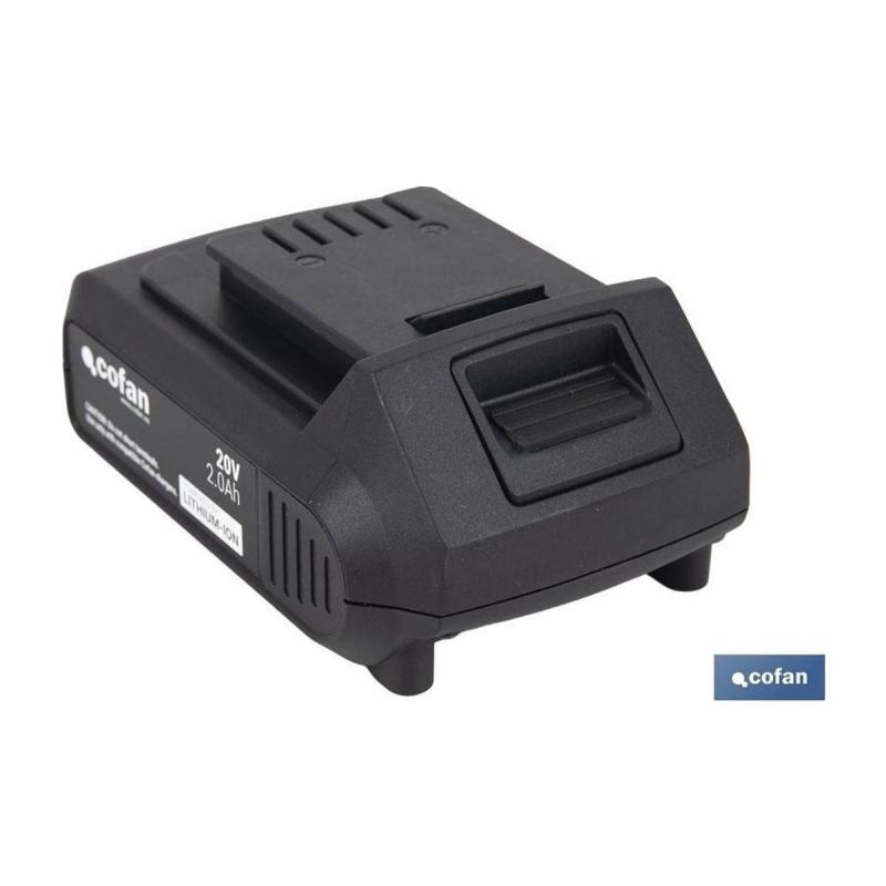 Batería Li-ion 20 V 2,0 Ah sistema 1 For-All - Cofan-Baterías y cargadores de herramientas-Handcar
