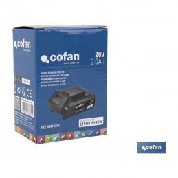 Batería Li-ion 20 V 2,0 Ah sistema 1 For-All - Cofan