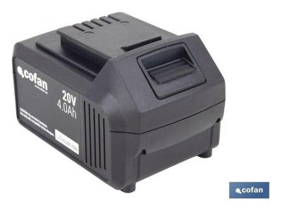 Batería Li-ion 20 V 4,0 Ah sistema 1 For-All - Cofan