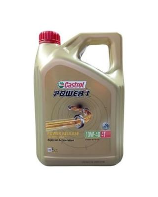 Aceite de moto 4 tiempos multigrado 10W40 4L - Castrol Power1 4T