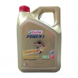 Aceite de moto 4 tiempos multigrado 10W40 4L - Castrol Power1 4T