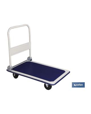 Carro plataforma plegable de acero 91,5 x 61,5 cm, 300 kg - Cofan