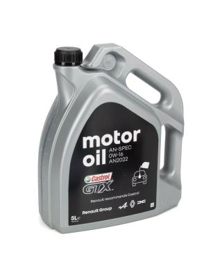 Aceite de motor sintético 0W16 5L - Castrol Renault Original AN2022