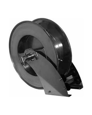 Enrollador automático Comet AV 800 de acero inoxidable con 20 m de manguera R2 5/16", 200 bar