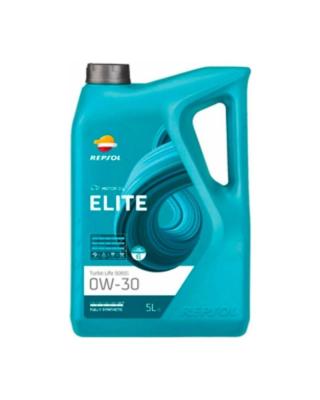 Aceite de motor sintético 0W30 5L - Repsol Elite Turbo Life 50601