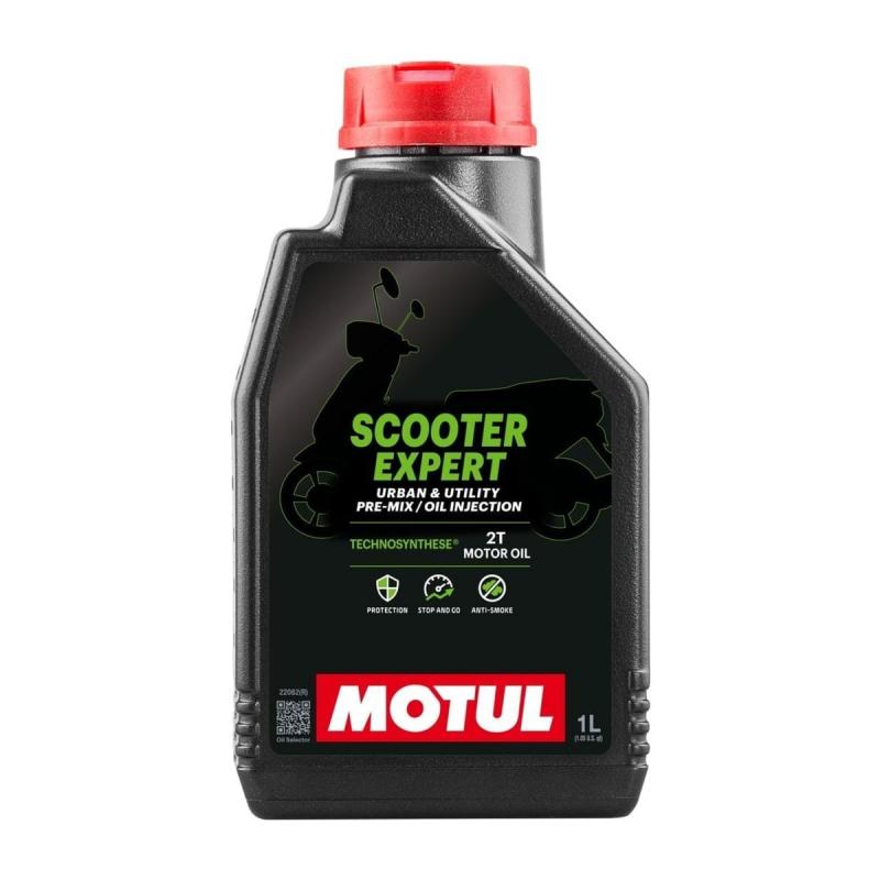 Aceite de moto 2 tiempos semisintético 1L - Motul Scooter Expert 2T
